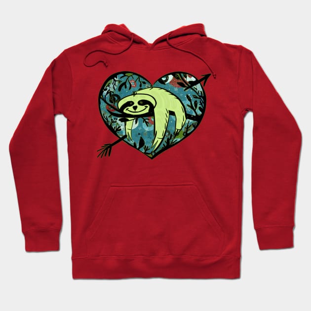 sloth Hoodie by Handan